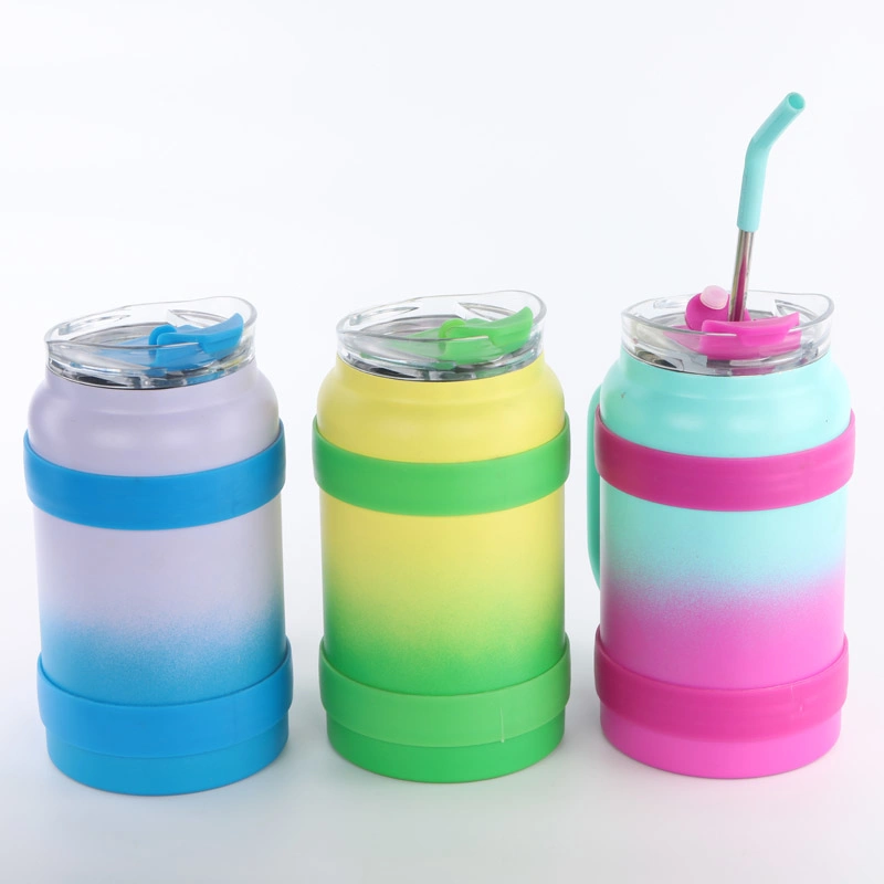 Wholesale Large Capacity 50 Oz Insulated Tumbler with Handle Vacuum Stainless Steel Desk Mug with Lid and Straw BPA Free
